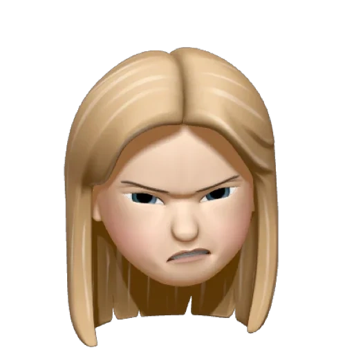 espejo, niña emoji, dibujos emoji, poner la máscara, emoji chica rubia