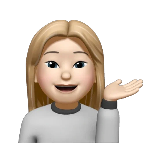 kanal, mädchen, memoji apotheker, benutzer avatar, emoji mann langes haar