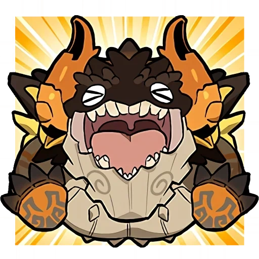 kakadmon, doom kakadmon, genshin impact, stickers pokemon