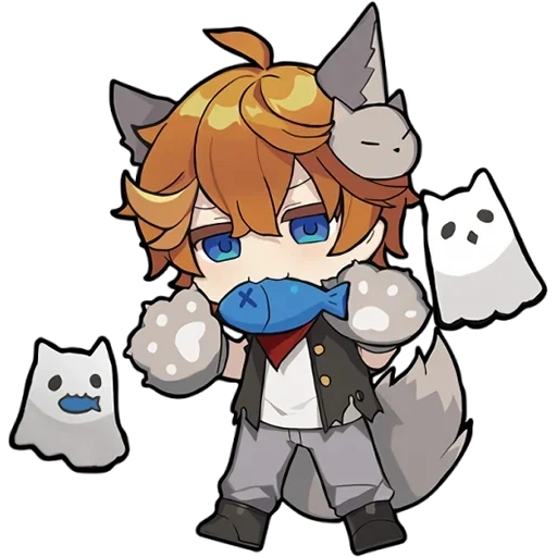 red cliff, chibi lindo, tartagliabi, patrón de animación lindo, raíz shen afecta a chibi pequeño