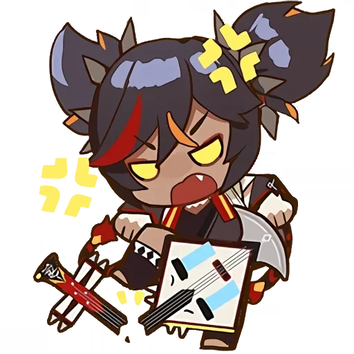 chibi, anime, art chibi, genshin impact chibi, genshin impact chibi emotes