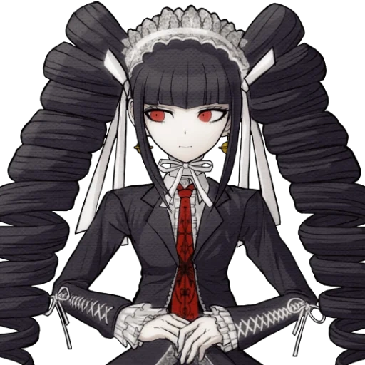 celestia ludenberg, danganronpa sprites, dangganronpa celestia ludenberg, danganronpa v3 killing harmony, danganronpa gatilho feliz estrago