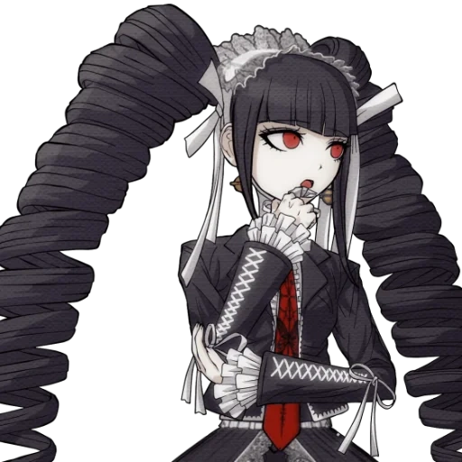 danganronpa v 1, celestia ludenberg, celestia ludenberg, celestia ludenberg sprite, danganronpa v3 matando armonía