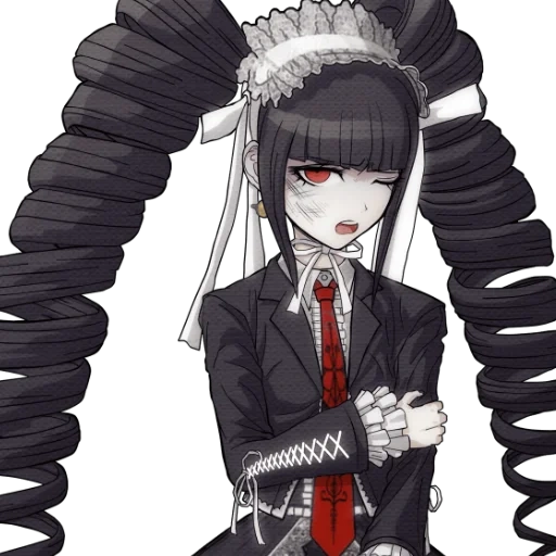 celestia ludenberg, celestia ludenberg, divide celestia ludenberg, danganronpa gatilho feliz estrago, celestia ludenberg sprites growth