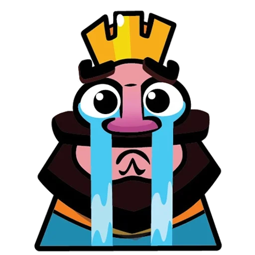 piano horn, clash royale, king crying trumpet piano, king's expression piano trumpet, crying king trumpet piano