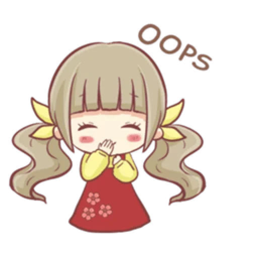 chibi, anime, anime lindo, anime de discordia emoji