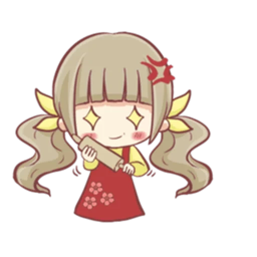 frey, chibi, yumeko tokho, anime perselisihan emoji