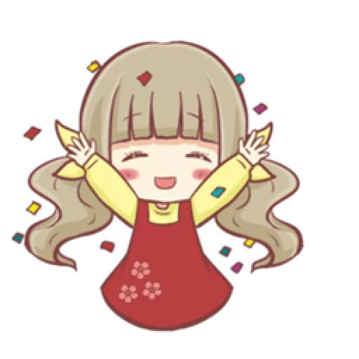 frey, chibi, gambar, anime perselisihan emoji