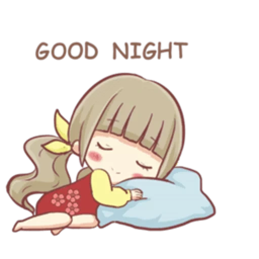 chibi, emoji, immagine, buona notte, khonya badger