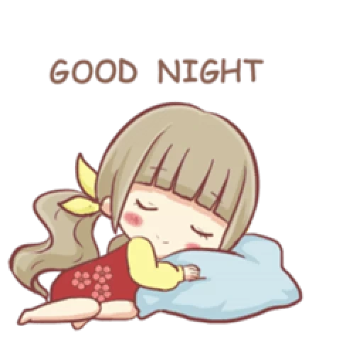 chibi, emoji, gambar, selamat malam, khonya badger