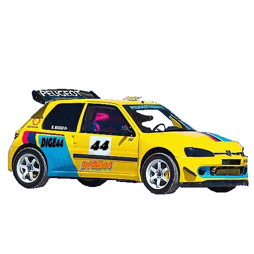 rally, автомобиль, peugeot 106 rallye, гоночный автомобиль, бумажная модель автомобиль audi quattro s1 hb rally team