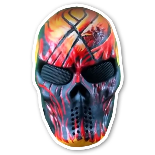 cráneo de máscara, la máscara de straikeball, máscara de pintón, pintball mask skull of death, máscara de paintball original