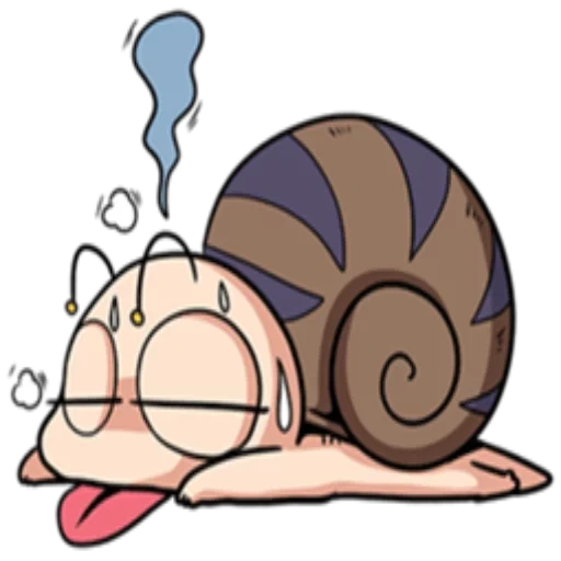 chibi, lesma, chibi snail, carno engraçado, snails chibi art