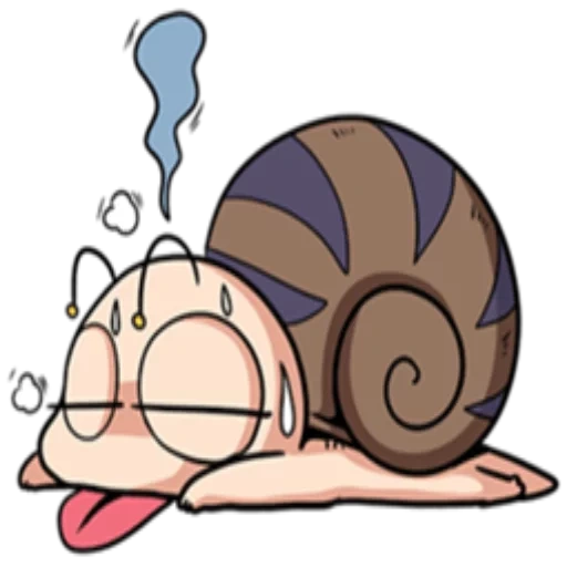 chibi, lumaca, snail chibi, lumaca divertente, snails chibi art