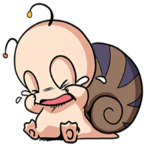 chibi, schnecke, figuren, chibi schnecke, snails chibi art