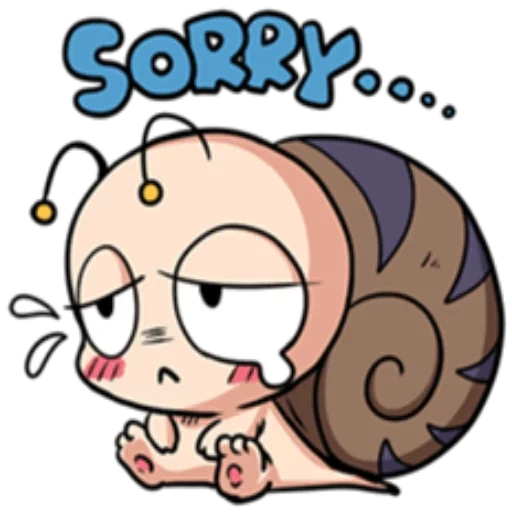 chibi, anime, personaggi, snail chibi, lumaca imessage