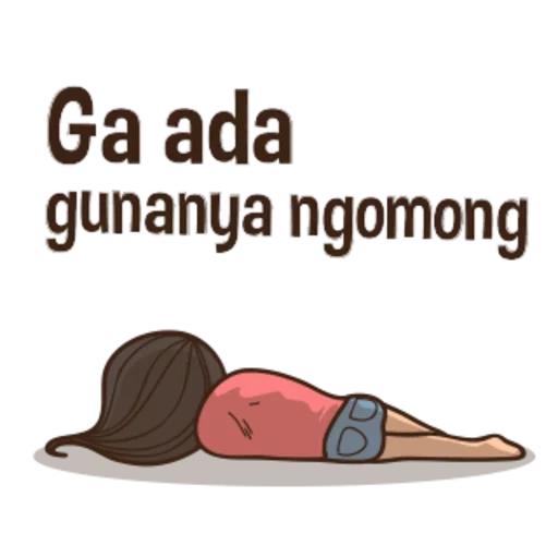 gadis, ada meme, yoga poses, kelas yoga, to be slept on