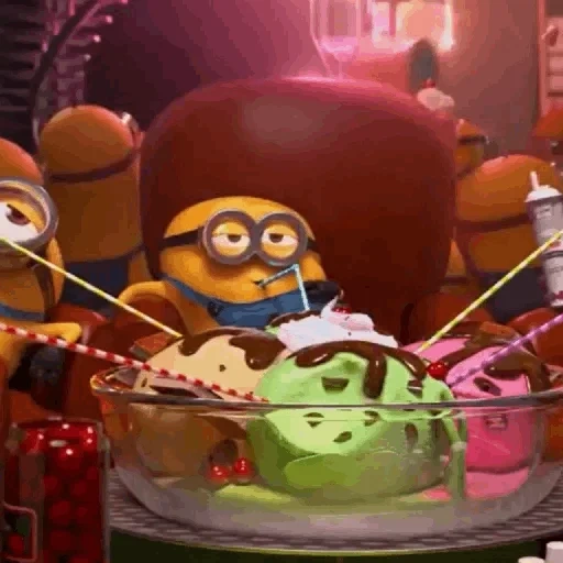 menjijikan, minion, jelek 2, minion makan, kartun minion