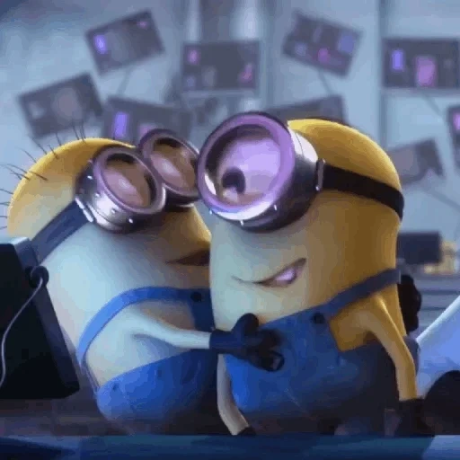 lacaios, lacaios feios, minions de banana, minions engraçados, minions abraços