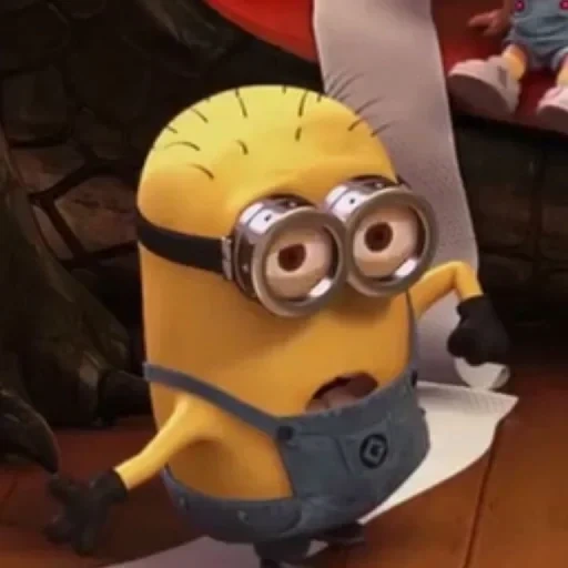 il minion, divertente, i tirapiedi, gif little yellow man, piccolo uomo giallo ridicolo