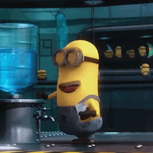 caméra, sbires, minions de grue, minions laides, ugly commotion parmi minions film 2012