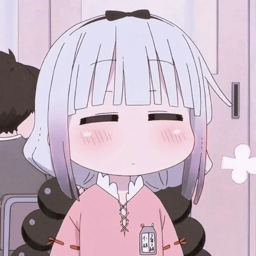 anime ideas, lovely anime, kanna kamui, anime characters, canna anime kobayashi drinks