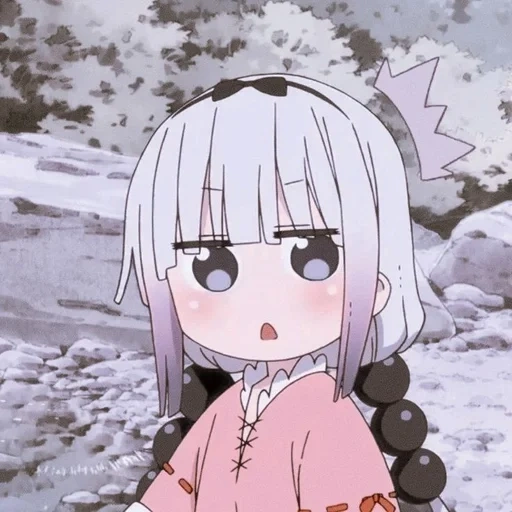 аниме, аниме милые, kanna kamui, аниме персонажи, милые рисунки аниме