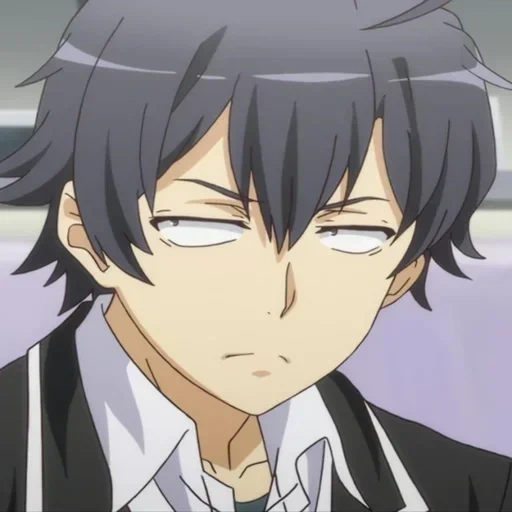 hattiman, anime charaktere, hikigaya hachiman, hikigaya hachiman screen