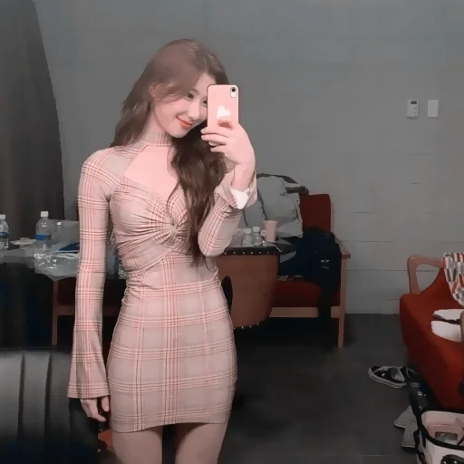 yeonjeong, red velvet, krifko angelina, kleidung mit verband, fit kleid