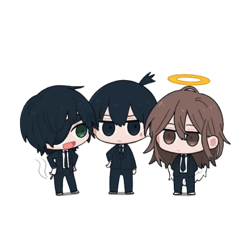 chibi, bild, dazai chibi, chibi charaktere, anime charaktere