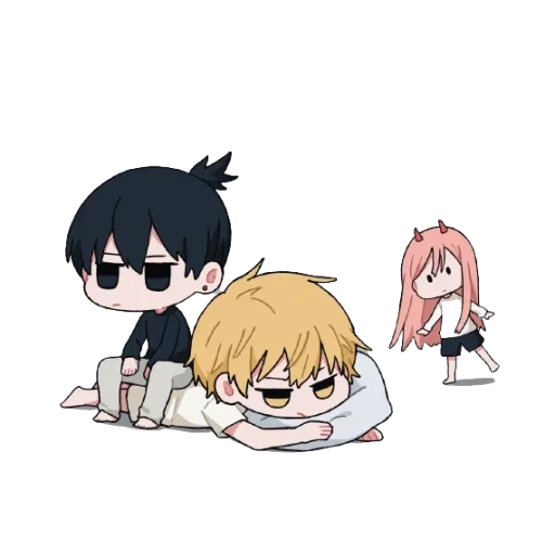 bild, chibi anime, tanaka kun, ewig faul tanaka, mann einer chabi kette