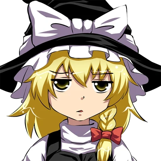 marisa touhou, progetto touhou, kirisame marisa, i personaggi degli anime, marisa erlich face