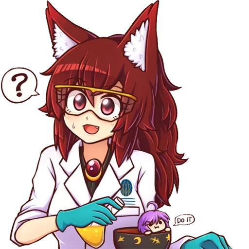 аниме, неко imaizumi, imaizumi kagerou, wool imaizumi kagerou