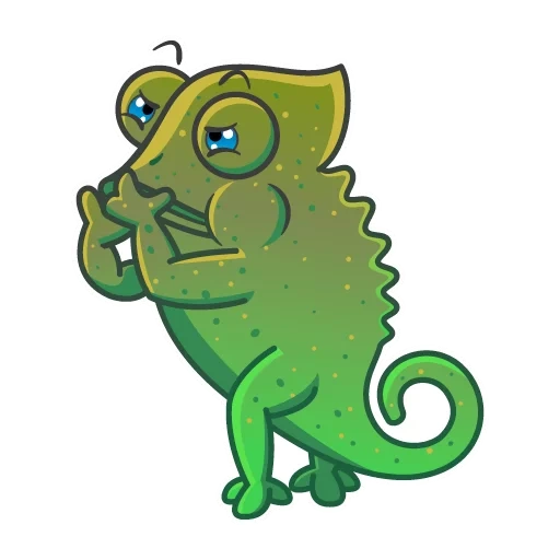 sticker chameleon, telegram stickers, stickers chameleon chams, lizard hameleon, stickers