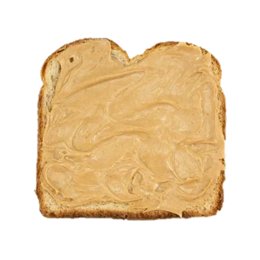 erdnussbutter, erdnussbutter sandwich auf einem transparenten hintergrund, sandwörter mit erdnusspaste, brot mit erdpaste auf einem weißen hintergrund, brot mit erdbodenpaste