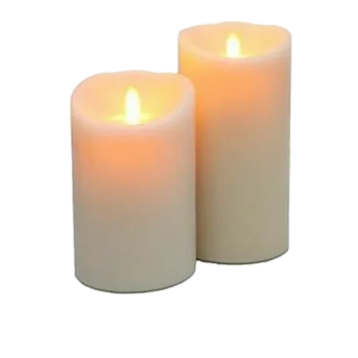 candele, candela su uno sfondo bianco, candele di memoria su uno sfondo trasparente, candela a led decorativa in cera, candela su uno sfondo bianco