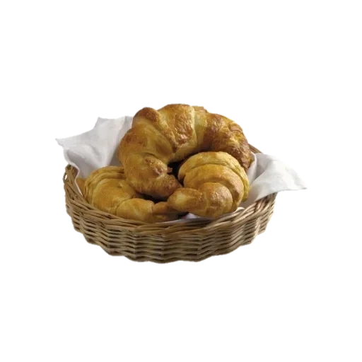 croissants avec chocolat, croissans vue d'en haut drawing, kruaassana, produits de boulangerie, croissant français