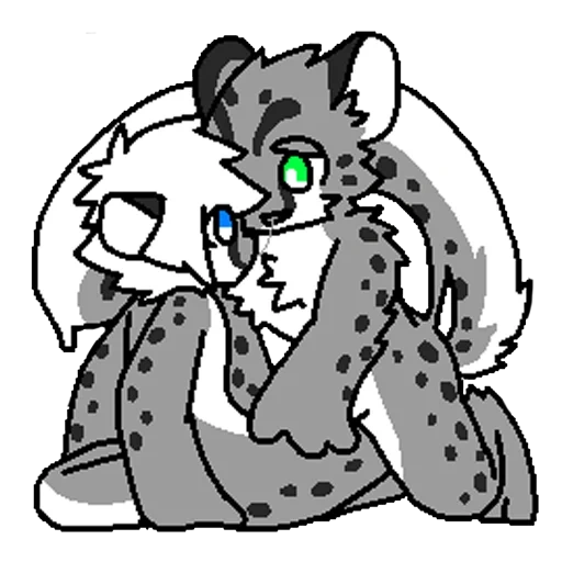 changed puro, beso, changed leopard, cambios en el juego furry, furry snow leopard changed