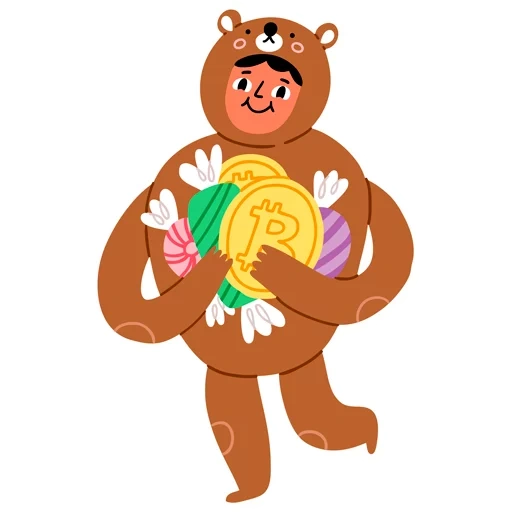 beruang berwarna coklat, pancake beruang, karakter beruang, beruang berwarna coklat, beruang beruang