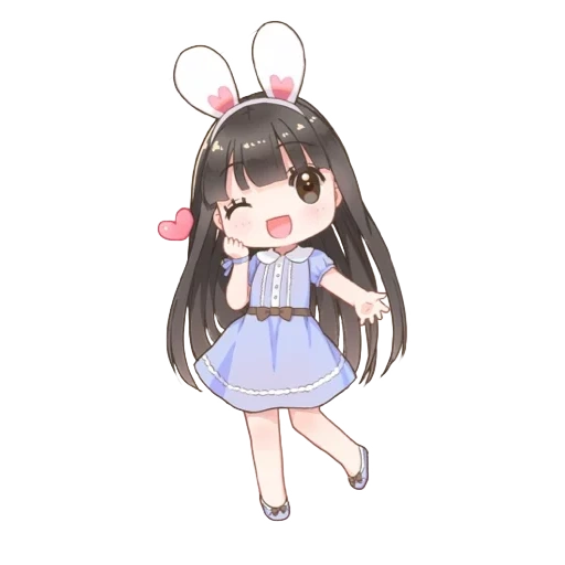 lapin à paroi rouge, chibi anime, anime mignon, anime chibi lapin, anime mignon patterns