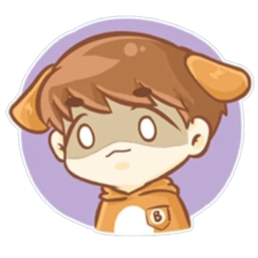 chibi, anime, hai chibi, baekhyun exo, exo chibi backhen