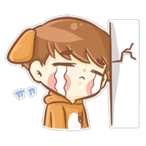 chibi, image, exo bekhen, baekhyun exo, chibi baekhyun