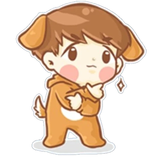 chibi, art chibi, exo chibiki, baekhyun chibi, disegni carini di chibi