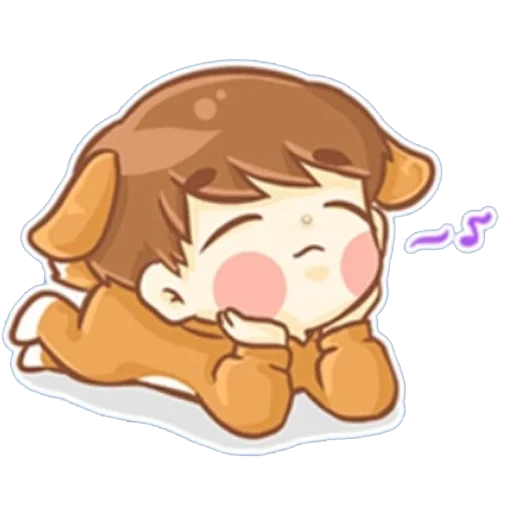 chibi, anime, salut chibi, baekhyun chibi, dessins mignons de chibi