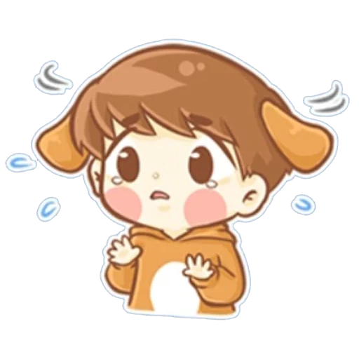 chibi, baekhyun chibi, gambar chibi yang lucu