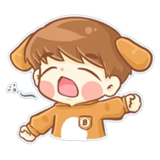 chibi, exo chibiki, salut chibi, baekhyun chibi, dessins mignons de chibi