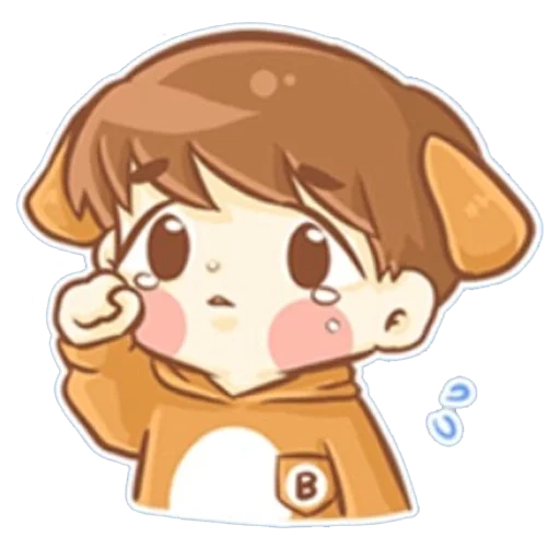 chibi, exo chibiki, baekhyun chibi, baignade exo chibi, dessins mignons de chibi