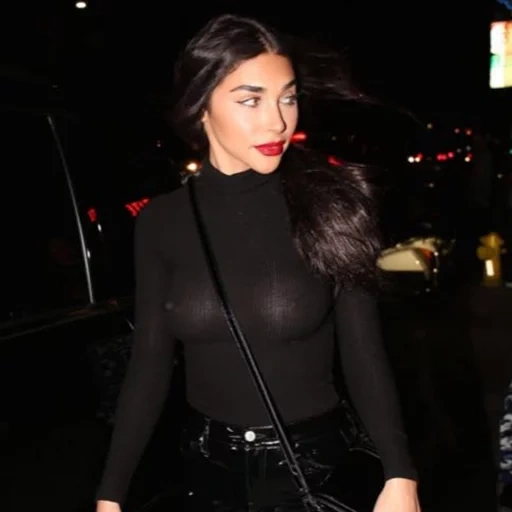 девушка, see through, chantel jeffries, чантел джеффрис 18, шантель джеффрис кожаной одежде