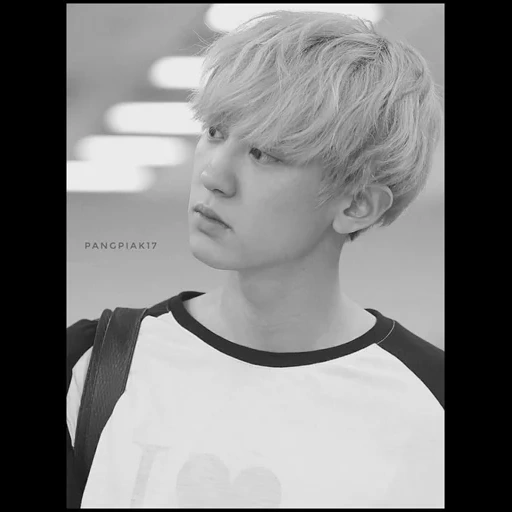 jimin bts, пак чанёль, baekhyun exo, chanyeol pink hair, лухан белыми волосами