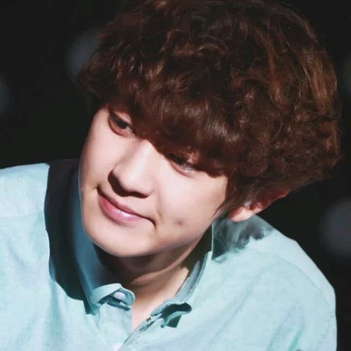 young man, park chang-lie, baekhyun d.o, korean actor, exo chanyeol curl